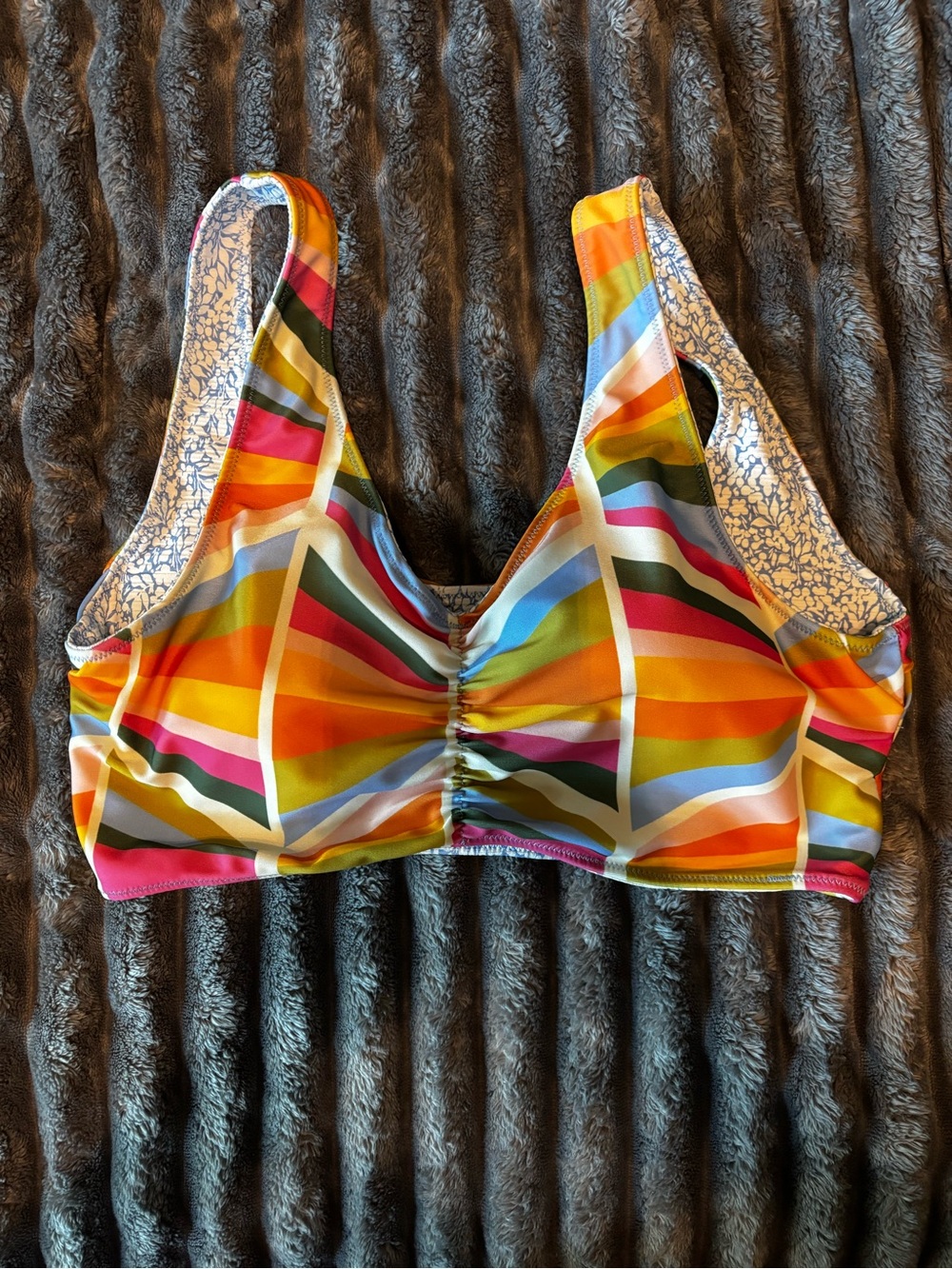 Nani Reversible Bralette Swim Top Small